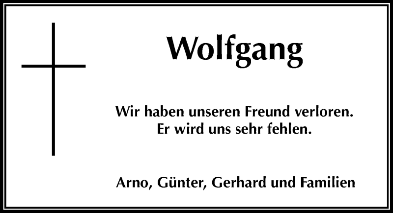  Traueranzeige für Wolfgang Nieß vom 12.07.2019 aus Westerwälder Zeitung